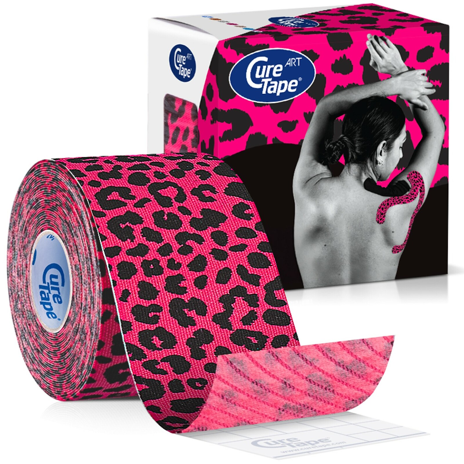 CureTape Kineziologický tejp Art Leopard 5 cm x 5 m