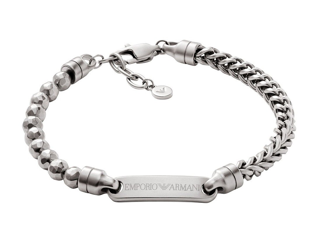 Emporio Armani Moderný pánsky náramok z ocele EGS3181040