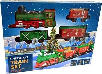 Best Vianočná vlaková súprava so svetlom a zvukom Deluxe