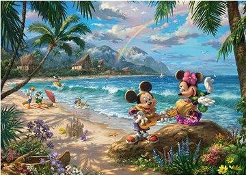 Schmidt Puzzle Minnie a Mickey na Havaji 1000 dielikov