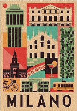 CLEMENTONI Style in the City: Miláno 1000 dielikov