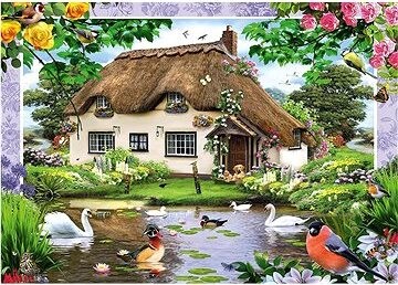 Schmidt Puzzle Romantická chalupa 500 dielikov