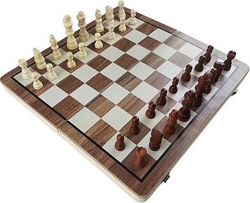 MASTER Šachy magnetické dřevěné - 39 × 39 cm