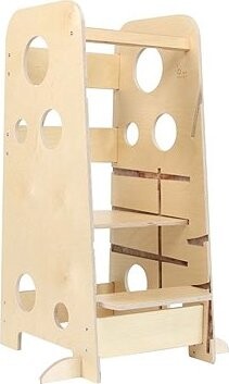 ELIS DESIGN Rostoucí učící věž 3v1 Bublina Max 90 cm se stabilizačními prvky