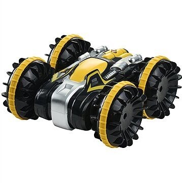 Vevor Obojživelné RC auto na dálkové ovládání, vodotěsné, otočné o 360 ° , žluté