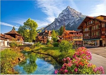 CASTORLAND Puzzle Kandersteg, Švajčiarsko 500 dielikov