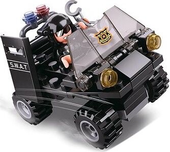 Sluban Polícia 4into1 M38-B0638C SWAT Štvorkolka