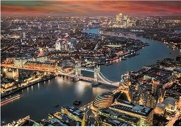 CLEMENTONI Letecký pohľad na Londýn 2000 dielikov