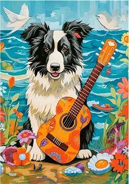 CASTORLAND Puzzle Kólia, gitara a more 500 dielikov