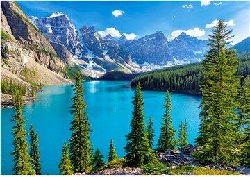 CASTORLAND Puzzle Jar pri jazere Moraine, Kanada 500 dielikov