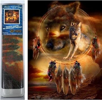 Norimpex Lapač snov s vlkmi 30 × 40 cm