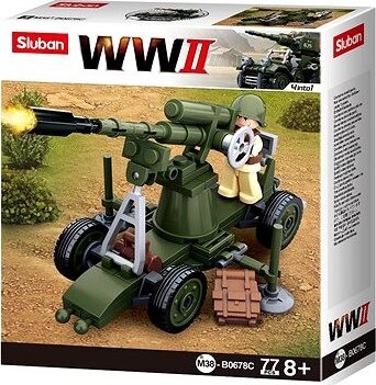 Sluban WWII M38-B0678C 4 into 1 Protilietadlové delo