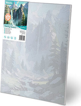 Massido Malba podle čísel 40 × 50 cm Horská krajina