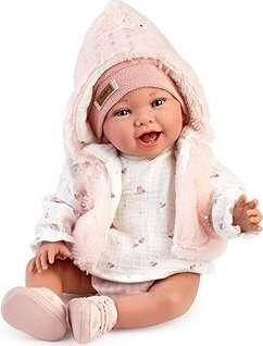 Guca 10284 Olivie – záťažové realistické bábätko s mäkkým látkovým telom – 42 cm