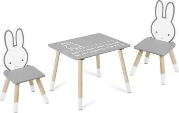 Ricokids Dětský stolek se dvěma židlemi RC-847 Bunny
