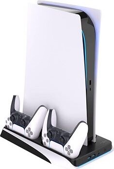 FIXED Multifunctional Stand pre PlayStation 5 s chladením a nabíjaním pre dva ovládače DualSense