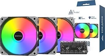 Montech E28 ARGB 3 in 1 Pack Black