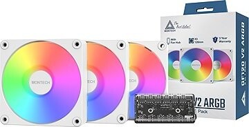 Montech GF120 V2 ARGB 3 in 1 Pack White