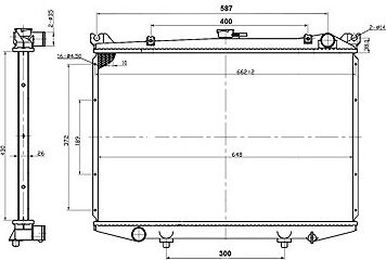 NRF Chladič, chladenie motora 503492