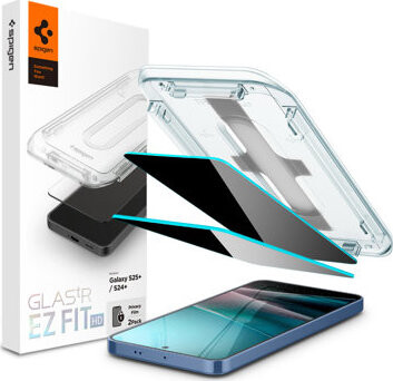 Spigen Glass tR EZ Fit HD (Privacy) 2 Pack Samsung Galaxy S25+
