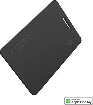 FIXED Tag Card2 Slim s podporou Find My bezdrôtové nabíjanie čierny