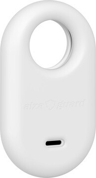 AlzaGuard Silicone Keychain na Samsung SmartTag 2 - biele