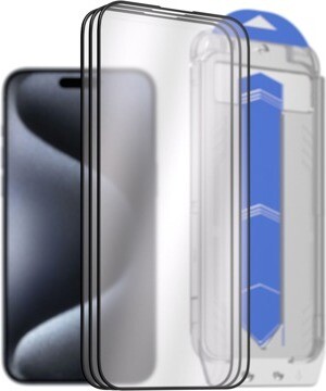 AlzaGuard 2.5D Glass EasyFit DustFree na iPhone 15 Pro