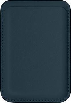 AlzaGuard PU Leather Card Wallet Compatible with Magsafe – petrolejovo modrá