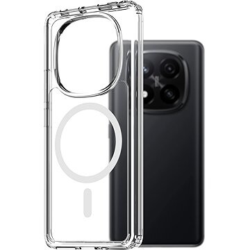 AlzaGuard Crystal Clear TPU Case Compatible with Magsafe pre Xiaomi Redmi Note 14 Pro+ 5G