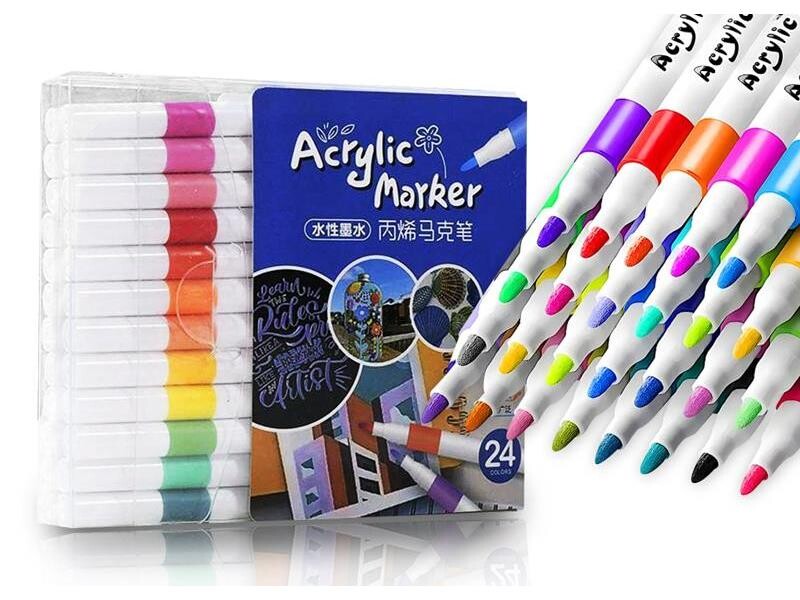 Fixy akrylové LTC LXFA01 24ks