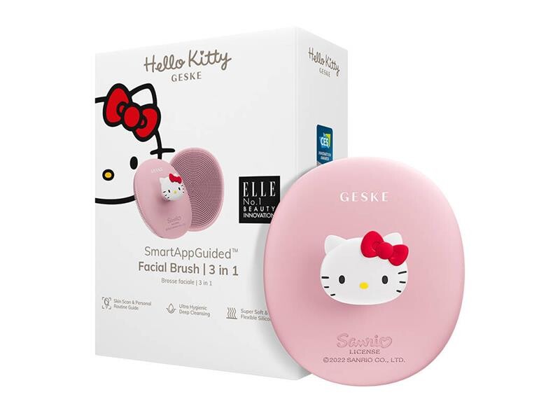 Štetec na tvár GESKE Hello Kitty 3v1