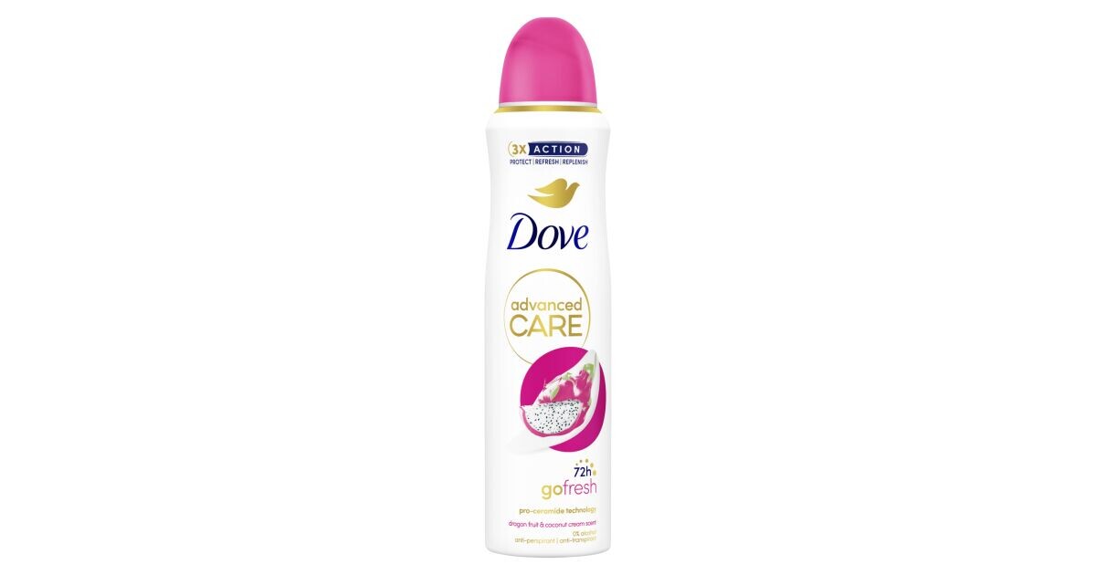 Dove Advanced Care dračie ovocie + kokos deodorant 150ml