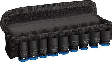 BOSCH PRO Impact Socket Set, 1”, štandardné, 9 ks