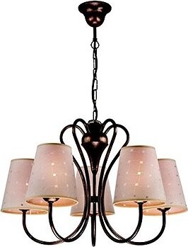 Lamkur LM-5.44 BROWN materiál metal, textile 25292 chandelier