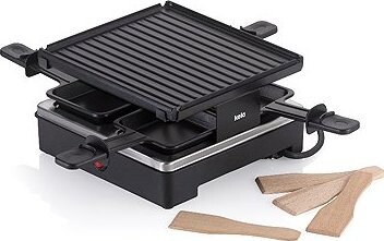 KELA Raclette/Grill Geneva litý hliník černý 4 osoby 21,5 × 21,5 × 12 cm