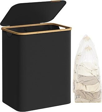 Songmics Kôš na bielizeň LESLIE 130 l čierny