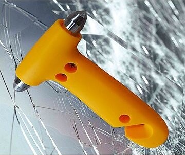 PREXIM bezpečnostné kladivko do auta s nožom