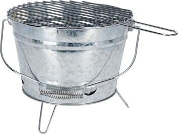 PROGARDEN Gril přenosný zinkovaný kbelík 27 cm