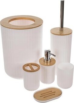 Ruhhy 24635 Kúpeľňová súprava 6 ks, biela