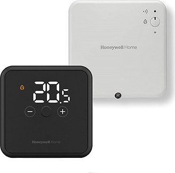Honeywell Home YT42BRFT22, bezdrôtový termostat DT4R čierny + spínacia jednotka R9H