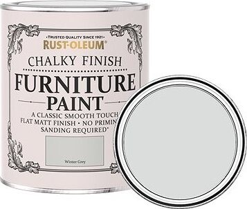 Rust-Oleum Kriedová matná farba na nábytok Chalky Finish Furniture Paint, sivá, RO.14013.HU.0.75
