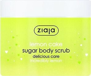 ZIAJA Lemon cake Cukrový telový peeling 300 ml