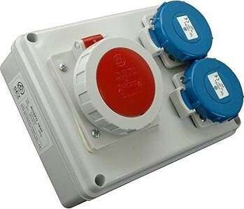 SEZ-CZ Minizásuvková rozvodnice Praktik, IP 67, 1 × 1653, 2 × 230 V