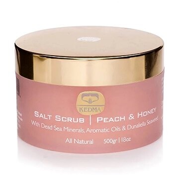 Kedma Salt Scrub Peach & Honey