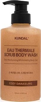 KUNDAL Eau Thermale Scrub Body Wash Cozy Darjeeling 500 ml