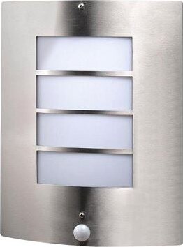 Venkovní nástěnné svítidlo Morro 1×E27 nerez s čidlem pohybu