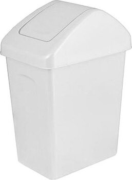 Branq Odpadkový kôš s výklopným vekom 25 l biely