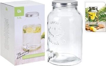 Koopman Skleněný dávkovač nápojů 5,5 l
