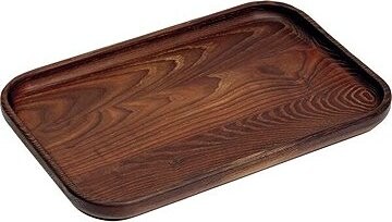 SERAX Pure Podnos obdĺžnikový Dark Brown/Wood 36, 24 cm