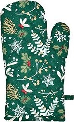 Forbyt 25800 Vánoční kuchyňská chňapka 18 × 28 cm, větvičky